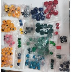 Assorted  Multicolour Start Button for Arcade Machine Bulk Offer - New (194 Pcs)