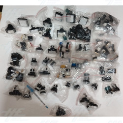 Assorted Push Button for Arcade Machine Multicolour Bulk Offer - New (99 Pcs)