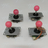 Assorted Arcade Joysticks with Pink Balltops - Used (4 Pcs) - Arcade Joysticks with Pink Balltops