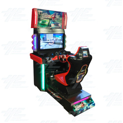 Metal Driving Arcade Cabinet (WMMT4 Style) with Outrun PC Game