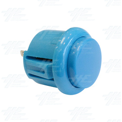 24mm Snap in Arcade Push Button - Blue