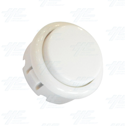 30mm Snap in Arcade Push Button - White