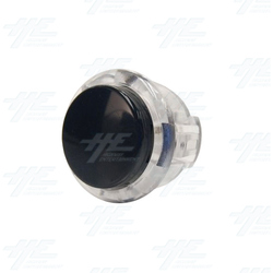 Black with Clear Rim Snap in Arcade Push Buttons 28mm