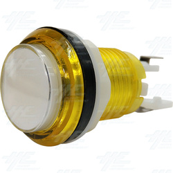 33mm Clear Top Illuminated Push Button Set - Yellow