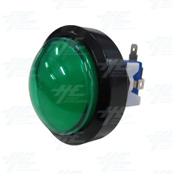 Big Dome Push Button Illuminated Set (63mm) - Green
