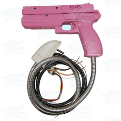 Time Crisis Point Blank Clone Gun Assembly for Arcade Machine  - Pink