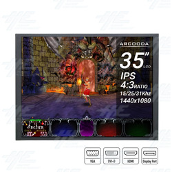35 inch 4x3 LCD Monitor for Arcade Machine