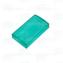 Button Covers Clear Green - Rectangular Button Covers Clear Green - Rectangular