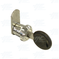Chrome Flat Key Wafer Cam Lock - Key Series D57