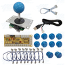 DIY Blue Arcade Joystick and Buttons Kit for Arcade Machines DIY Blue Arcade Joystick and Buttons Kit for Arcade Machines