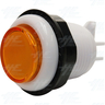 33mm White Rim Pushbutton Eco Series - Orange