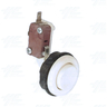 Pushbutton for Short Arcade Panel with Microswitch - White Pushbutton for Short Arcade Panel with Microswitch - White