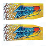 Alpine Racer 2 Cabinet Sticker Kit Alpine Racer 2 Cabinet Sticker Kit
