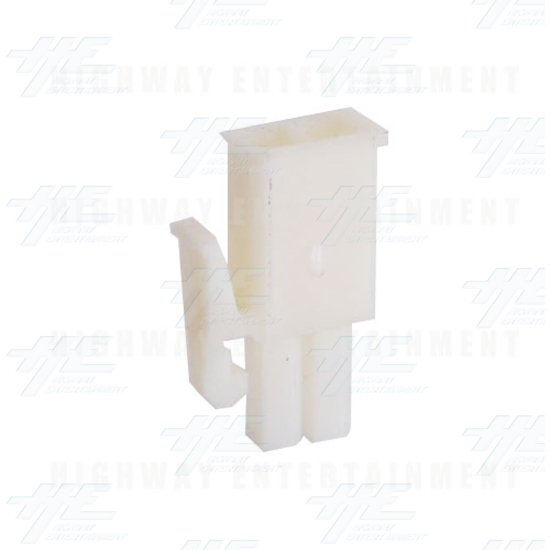 TYCO ELECTRONICS Universal Plug Housing, 2 Way Mate N Lok Plug - 172165-1 - Angle View