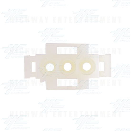 TYCO ELECTRONICS / AMP Universal Plug Housing 3 Way, Mate N Lok Plug - 350766-1 - Top View