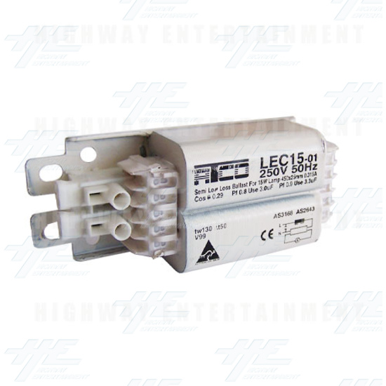 Fluorescent Ballast For 15W Lamp  - Angle View