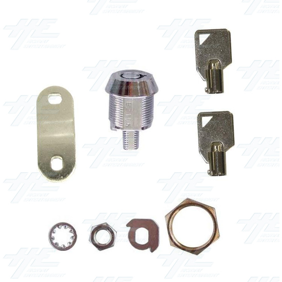 Cam Door Lock 15mm - With Latch (Made in Taiwan) - Full Kit