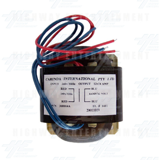 240 volt to 12 volt Transformer - Front View