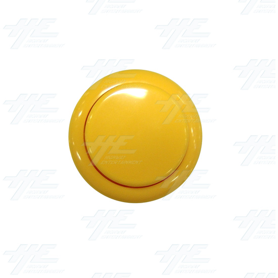 Sanwa Push Button OBSF-30 Yellow - Front View