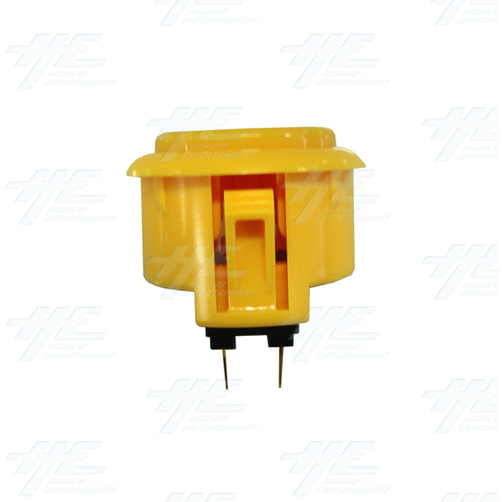 Sanwa Push Button OBSF-30 Yellow - Side View