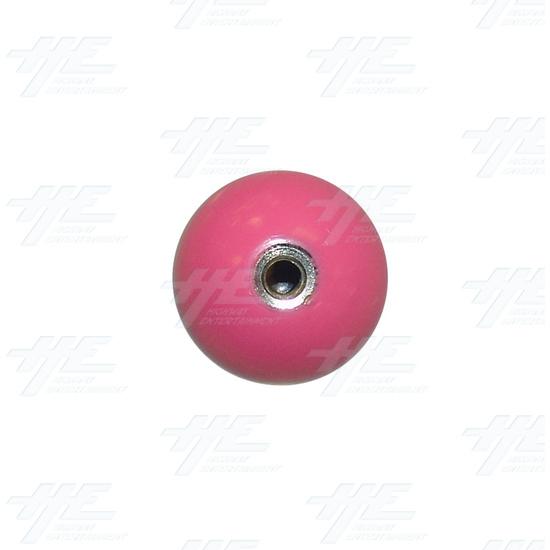 Arcade Joystick Ball Top - Pink - Bottom View