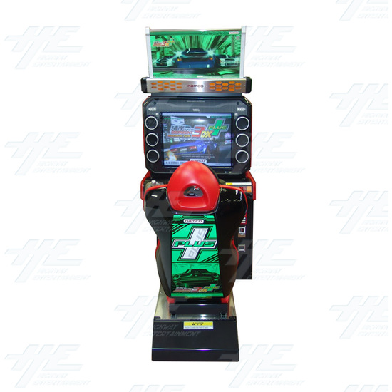 Wangan Midnight Maximum Tune 3DX Plus Twin Arcade Machine - Front View