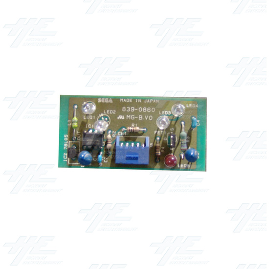 Sega Royal Ascot 2 DX - Infrared LED Board 2 - 839-0860 - Full View