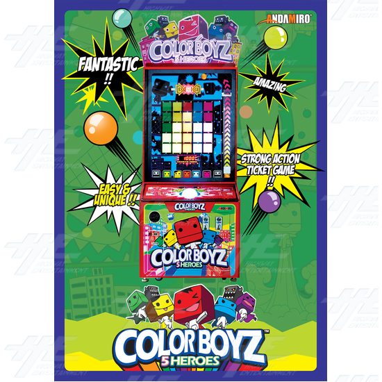 Color Boyz 5 Heroes - Brochure Front