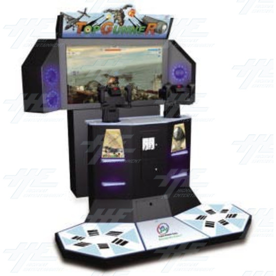 Top Gunner Simulator Shooter Arcade Machine - Machine