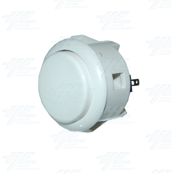 Sanwa Push Button OBSF-30 White - Full View