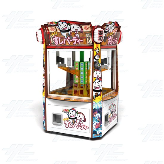 Sushi Party Arcade Medal Machine - Angle