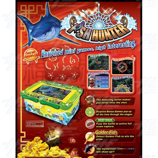 Fish Hunter Plus Arcade Machine (6 player) - Brochure