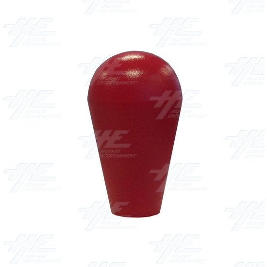 Baton Top for Arcade Joystick (Red) - Side View