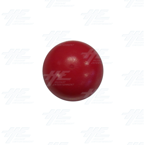 Baton Top for Arcade Joystick (Red) - Top View