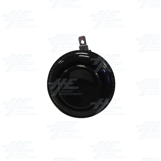 Arcade Push Button with Microswitch - Black (Premium Series) - Front View