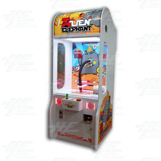 Alien Elephant Redemption Arcade Machine - Cabinet Angle