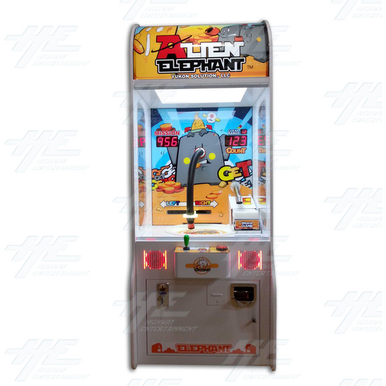 Alien Elephant Redemption Arcade Machine - Cabinet Front