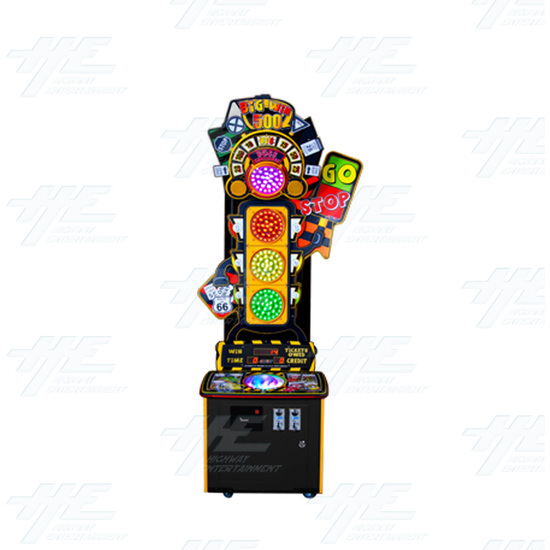 Go Stop Traffic Lights Arcade Machine - Front View