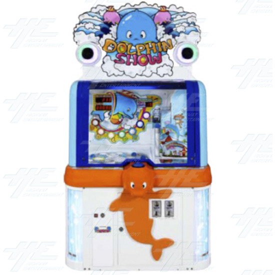 Dolphin Show Arcade Machine - Cabinet Front