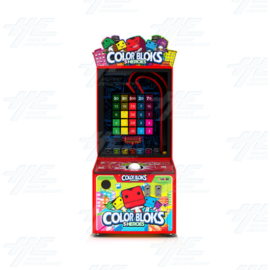 Color Bloks Arcade Machine - Front View