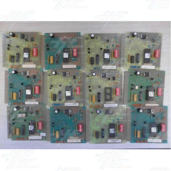 Credit Board for Video Game (12pc) - Credit Board PCB Front View