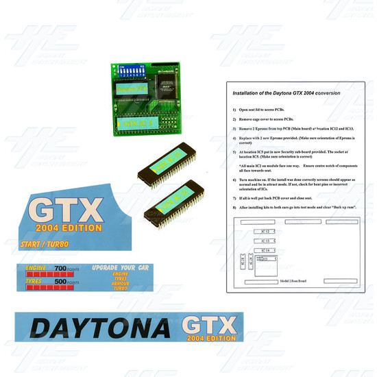 Daytona GTX 2004 Upgrade Kit for Daytona USA - Full Kit