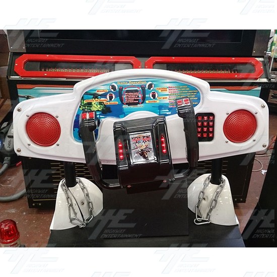 Sky Trooper Air Strike Moving Deluxe Arcade Simulator - Control Panel View