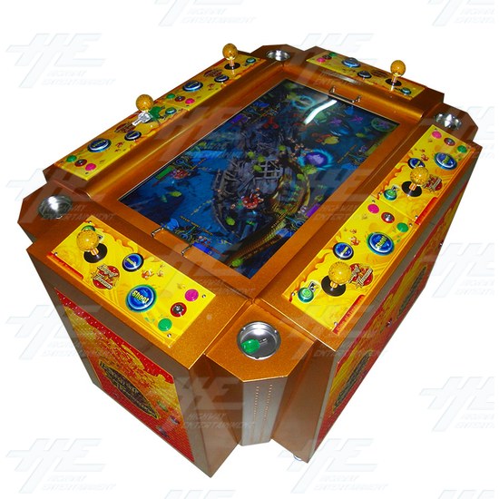 King of Treasures English Version 6 Player Arcade Machine (located in China)  - Angle View