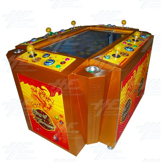 King of Treasures English Version 6 Player Arcade Machine (located in China)  - Angle View