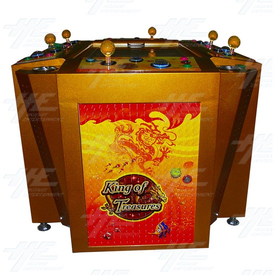 King of Treasures English Version 6 Player Arcade Machine (located in China)  - Side View