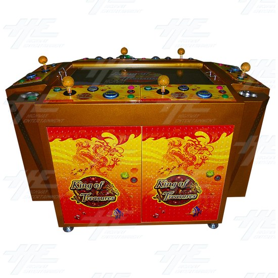 King of Treasures English Version 6 Player Arcade Machine (located in China)  - Side View