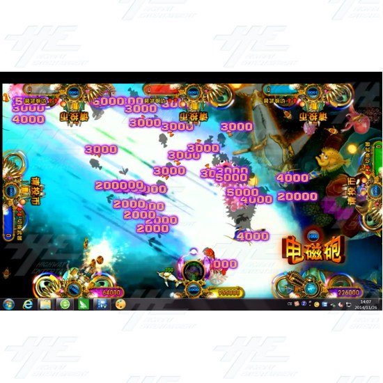 Ocean King 2: Monster's Revenge Arcade Machine - Ocean King 2 : Monster's Revenge - Screenshot