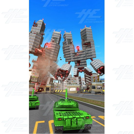 Tank! Tank! Tank! Arcade Machine (Twin) - Screenshot