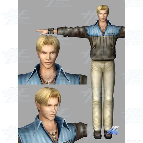 Time Crisis 3 SD (Japan Model) Arcade Machine - Wesley Character Design